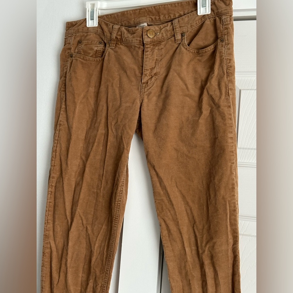 J. Crew Tall 29 T Tan Corduroy Trousers long City Fit 29T - Picture 10 of 12